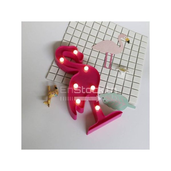 Veilleuse LED Flamant Rose