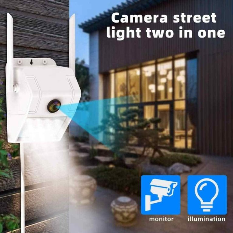 2 en 1 Caméra de Surveillance murale 2 MP WIFI ( avec micro et speaker ) et Lampe led Waterproof – Image 7