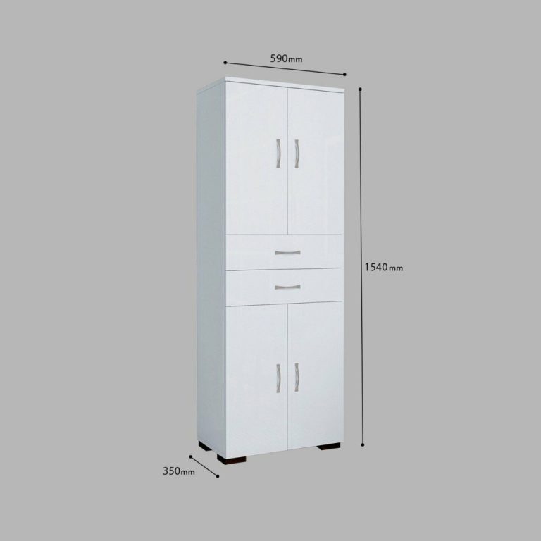 240771911_4057835397671914_7028833934393521682_n.jpg Armoire 4 portes 2 tiroirs multifonctionnelle – Image 5