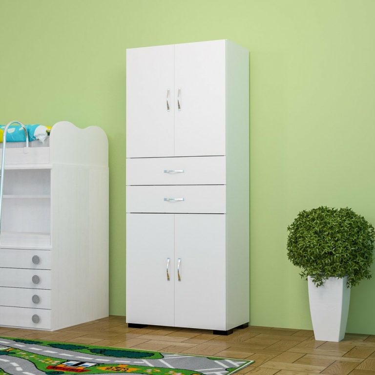 241001098_4057835391005248_6353041733859867980_n.jpg Armoire 4 portes 2 tiroirs multifonctionnelle – Image 4