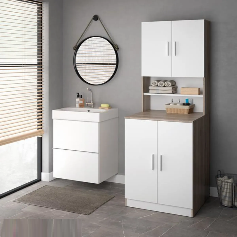 Meuble machine a laver à 2 niveaux – Image 2