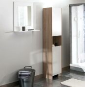 meuble Colonne salle de bain Moderne - 2 portes