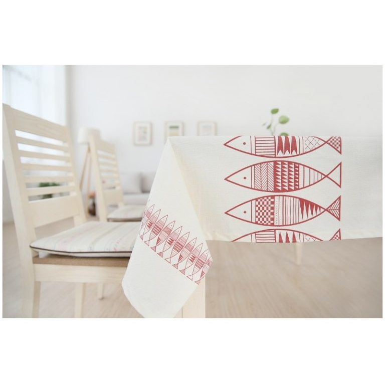 Nappes à motifs poisson – Image 3