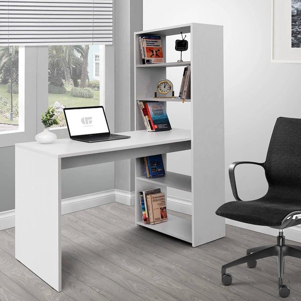 Bureau avec étagère