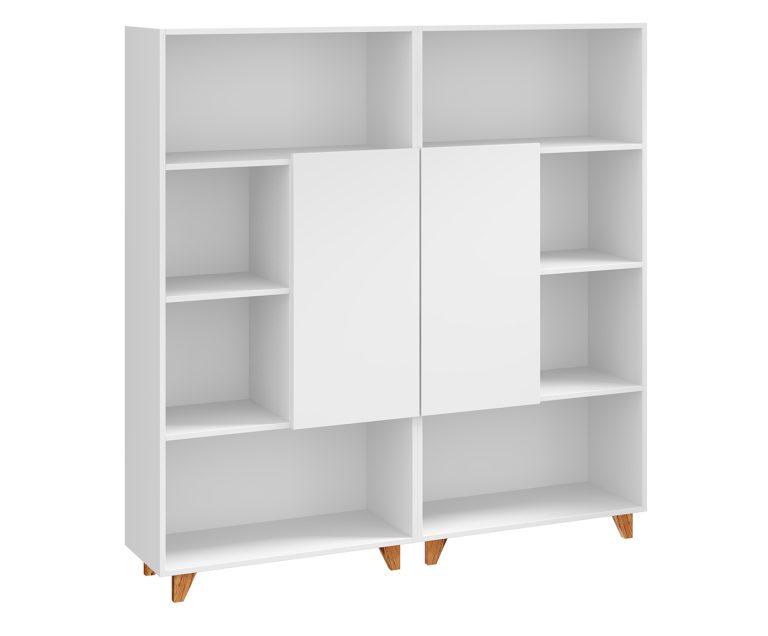 Bibliothèque 2 Portes 8 etageres – Image 5