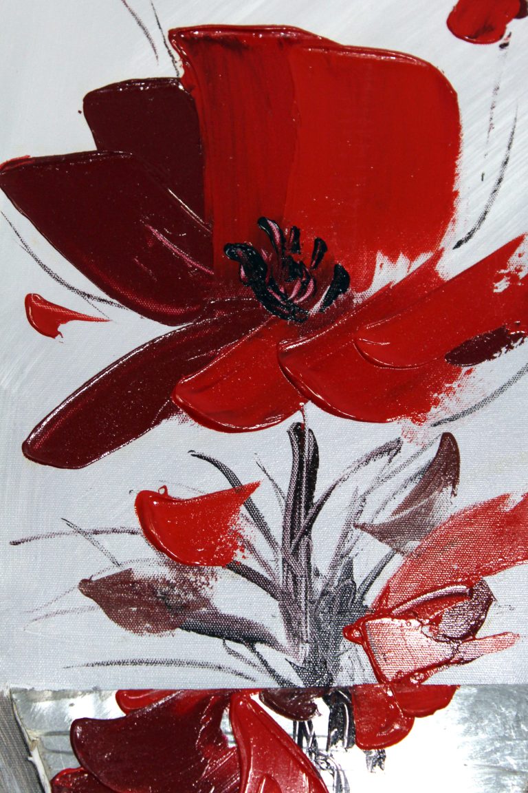 Tableau peinture sur toile 3D Fleur 8326S-1 – Image 2