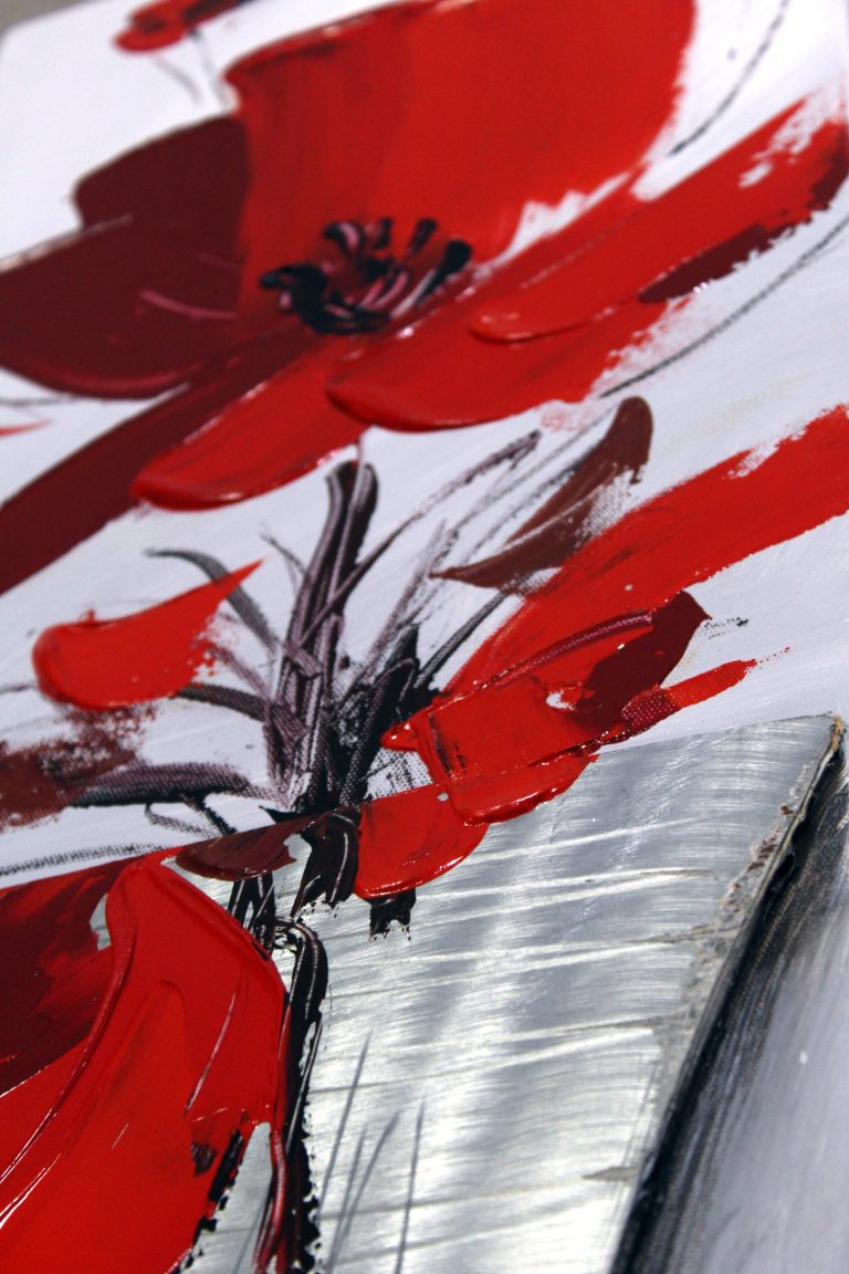 Tableau peinture sur toile 3D Fleur 8326S-1 – Image 3