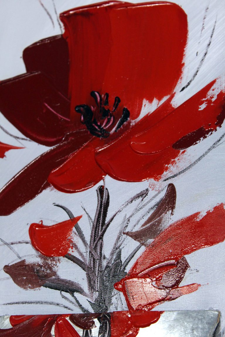 Tableau peinture sur toile 3D Fleur 8326S-1 – Image 4