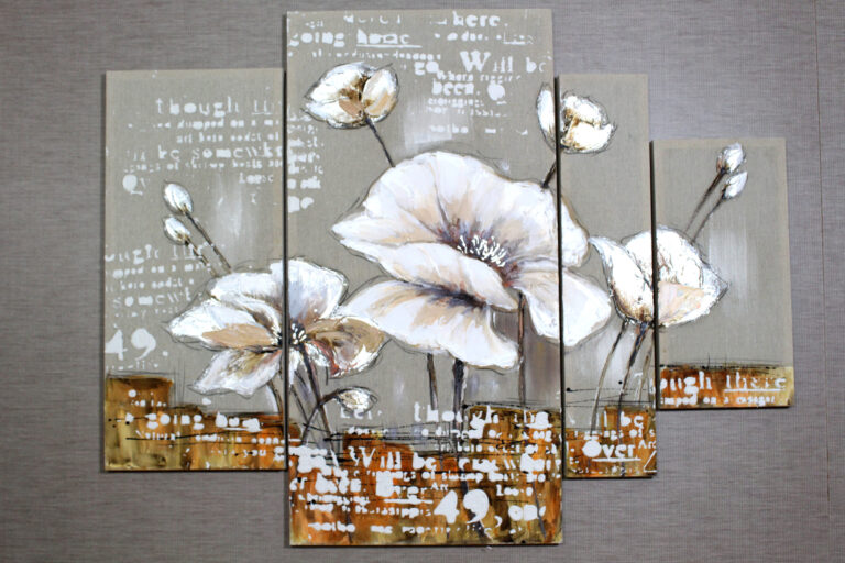Tableau peinture sur toile 3D 8468RSET