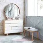 Commode style scandinave 6 tiroirs