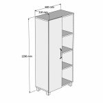 Armoire 1 porte – Image 4