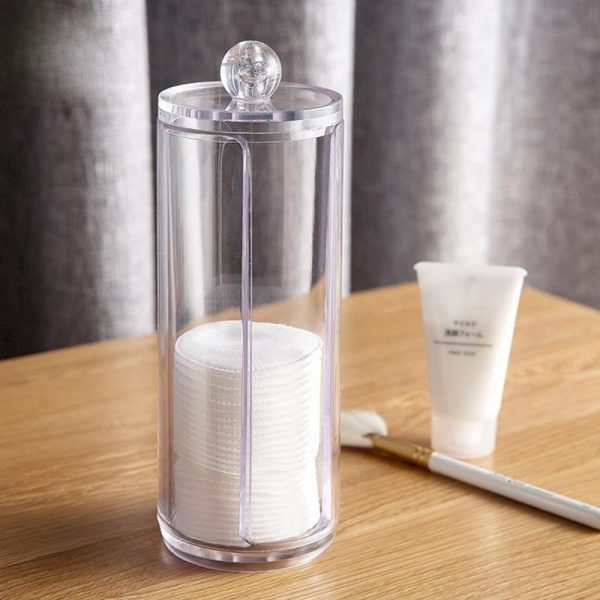 Distributeur de cotons transparent