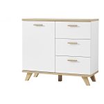 commode avec 1 porte et 3 tiroirs