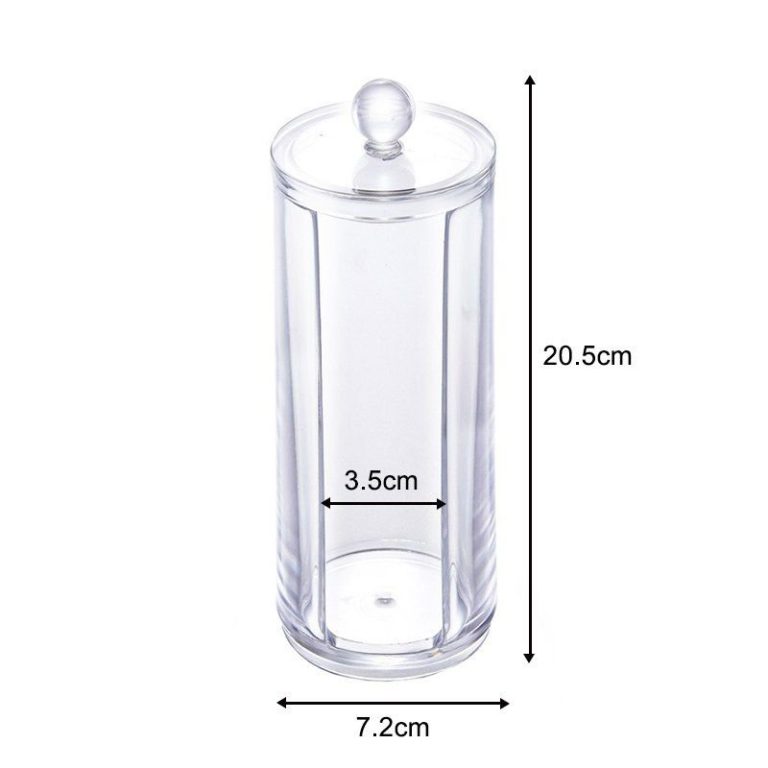 e4e7c16379.jpg Distributeur de cotons transparent – Image 4