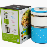 Ensemble de 2 boite à déjeuner (acier)-930ml