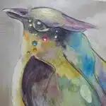 Tableau peinture sur toile 3D oiseaux