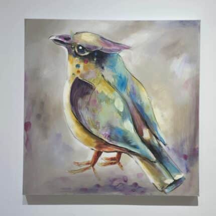 Tableau peinture sur toile 3D oiseaux