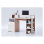 bureau avec étagères