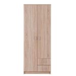 Armoire avec 2 Tiroirs et 2 Portes Beige, dressing chambre tunisie