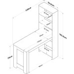 Table haute 5 étagères – Image 5