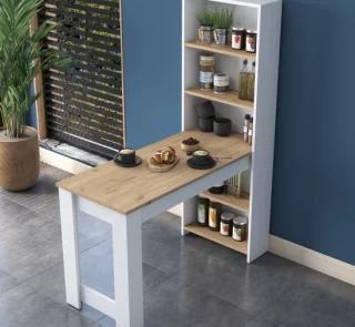 Table haute 5 étagères