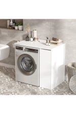 Armoire ou meuble pour machine à laver et seche linge