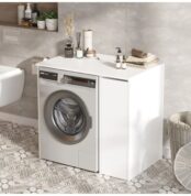 Armoire ou meuble pour machine à laver et seche linge