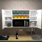 meuble micro-onde 2 portes – Image 3