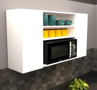 meuble micro-onde 2 portes