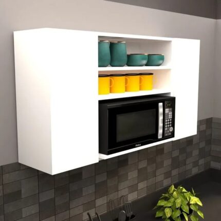 meuble micro-onde 2 portes