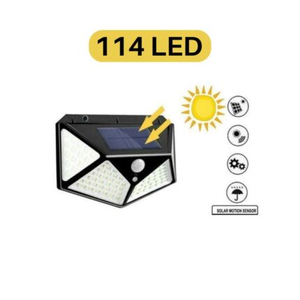 Lampe Solaire Extérieur 114 Led