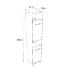 colonne de salle de bains à linge