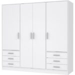 Armoire 4 portes + 6 tiroirs -  Venus – Image 4