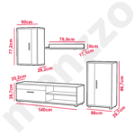 Ensemble Meuble TV Kamar – Image 4