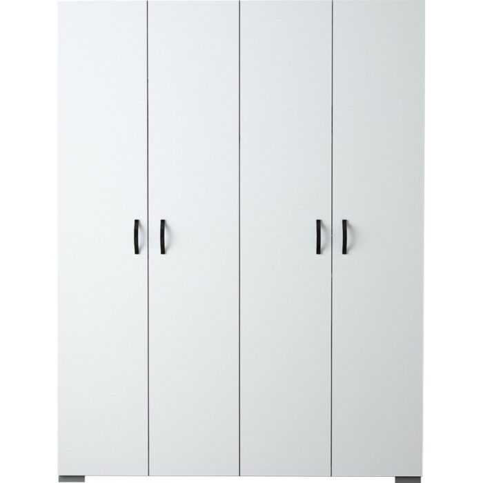 Armoire 4 portes rangement et penderie – Image 4