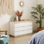 Commode meuble de rangement avec 6 tiroirs – Image 2