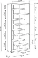 Bibliothèque Design en Bois
