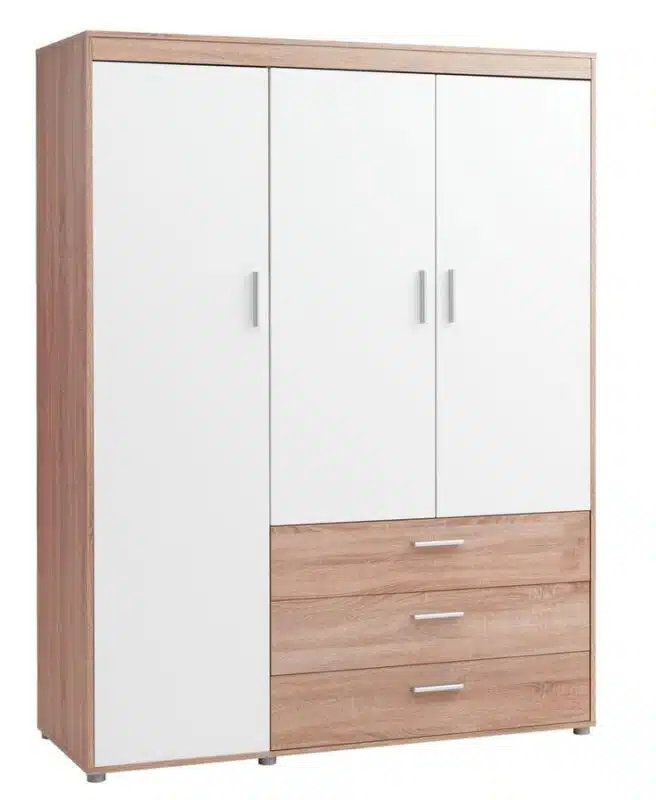 Armoire avec 3 Portes et 3 Tiroirs
