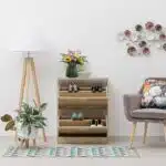 Porte chaussures 2 portes basculantes meuble compact Tunisie