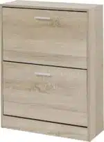 Porte chaussures 2 portes basculantes meuble compact Tunisie