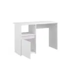 Bureau étudiant ou enfant blanc 110 cm moderne