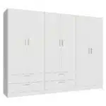 Dressing 6 portes moderne et modulable fermé – Enstock