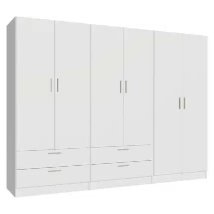 Dressing 6 portes moderne et modulable fermé – Enstock