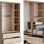 dressing sans porte 2 modules