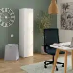 Armoire blanche colonne moderne pour chambre Enstock Tunisie