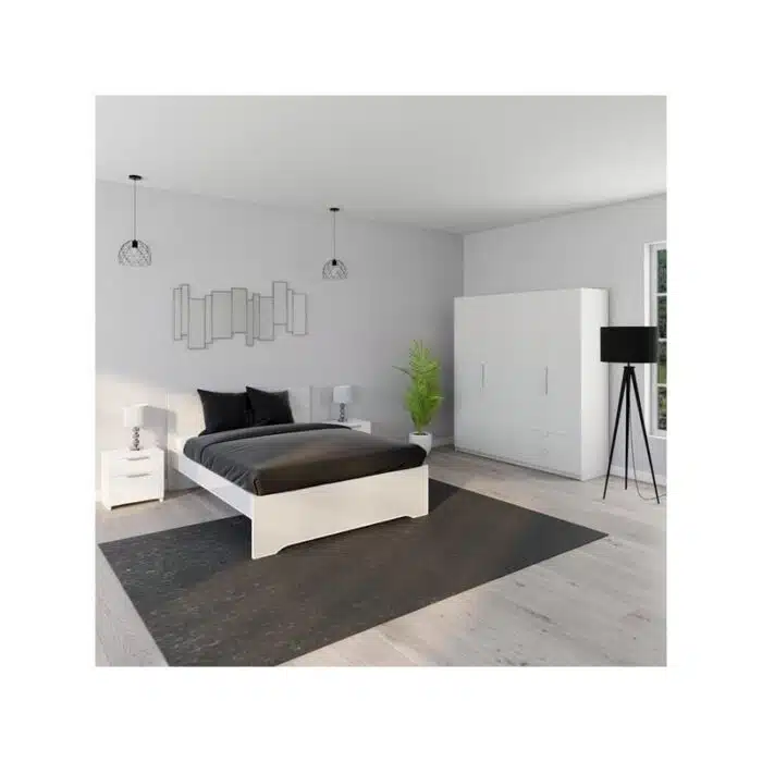 Dressing chambre moderne 4 portes 2 tiroirs tunisie enstock (3)