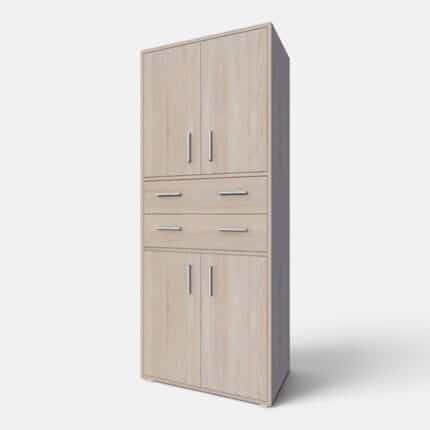 Armoire de rangement 4 portes et 2 tiroirs moderne Tunisie