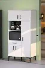Armoire de cuisine multifonction 5 portes vue latérale