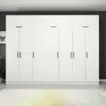 grande armoire dressing 7 portes rangement complet