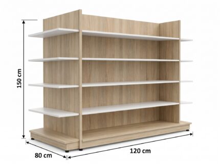 gondole sonoma 120x80x150 moins 1Mo